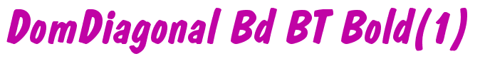 DomDiagonal Bd BT Bold(1)